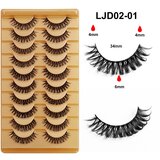 INF 10 Parov 5D Dramatičnih Umetnih Trepalnic - Volumen in Večkratna Uporaba, (5000078339) | Shoptok.si