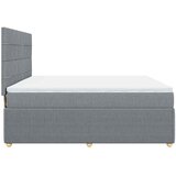  Krevet s oprugama i madracem svjetlosivi 180x200 cm od tkanine | shoptok.hr