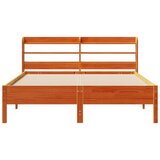  Okvir kreveta bez madraca voštano smeđi 135x190 cm od borovine | shoptok.hr