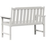 vidaXL vrtna klupa bijela 120 cm hdpe | shoptok.hr
