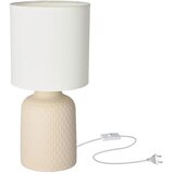 Candellux Lighting Bež namizna svetilka s tekstilnim senčnikom (višina 32 cm) Iner – | Shoptok.si