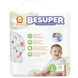 BeSuper_Premium BeSuper Premium Pelene-Gaćice L (9-14 kg) 18 kom Cene