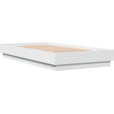  Okvir kreveta s LED svjetlima bijeli 75 x 190 cm | shoptok.hr