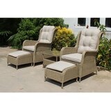 Garden Pleasure Svetlo rjava vrtna garnitura iz umetnega ratana za 2 osebi Valencia - | Shoptok.si