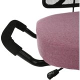 Kondela Ergonomski klečalnik, roza/črna, RUFUS | Shoptok.si