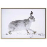  Slika - Hare (1 Part) Wide 60x40 U prirodnom drvenom okviru | shoptok.hr