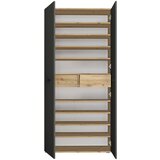 MID.YOU OMARA ZA ČEVLJE antracit, hrast artisan | Shoptok.si