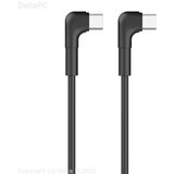 Maxlife MXUC-09 angle cable USB-C - USB-C 1,0 m 60W black | Eponuda.ba