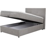 Time POSTELJA Z VZMETNICO 140 cm x 200 cm , les, tekstil, leseni material siva | Shoptok.si