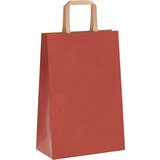  Papirnate vrećice 250 kom s ručkama crvene 21x11x31 cm | shoptok.hr