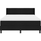  Postelja z vzmetnico z vzmetnico Črna 200 x 160 cm Poliester, (5000142061) | Shoptok.si