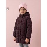 Sinsay Podstavljeni puffer kaput s kapuljačom i valovitim prošivima | shoptok.hr