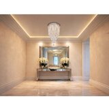 LED kristalno plafonsko svetlo MAJURO LED/30W/230V Ø 40 cm sjajni hrom + daljinski upravljač | Eponuda.com