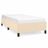 The Living Store Posteljni okvir krem 90x190 cm blago - Posteljni Okvir, (21529124) | Shoptok.si