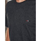 DStreet T-shirt męski z haftem ciemnoszary | Shoptok.si