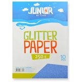 Junior jolly glitter paper papir sa šljokicama a4 250g 10k - odaberite nijansu plava ( 136135 ) Cene