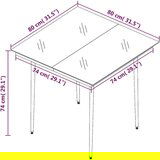  3-dijelni vrtni blagovaonski set sivi | shoptok.hr