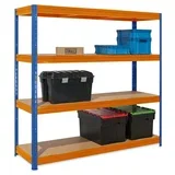 Metalna regal 183x150x60 Heavy Duty 4x500kg ( 9B-O )