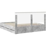  Okvir za krevet s ladicama Betonski sivi 180 x 200 cm | shoptok.hr