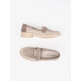 GOODIN Beige loafers with leather insole | Shoptok.si