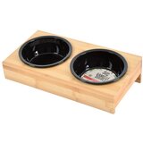 Love Story Set posuda s postoljem od bambusa za pse ø 16 cm – | shoptok.hr