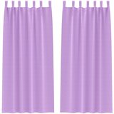  Zavjese za blackout s prstenovima 2 pcs Ljubičasta 225 x 140 cm | shoptok.hr