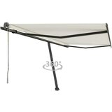  Prostostoječa avtomatska tenda 400x350 cm krem, (20728571) | Shoptok.si