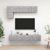  Komplet TV omaric 5-delni betonsko siva iverna plošča, (20732247) | Shoptok.si