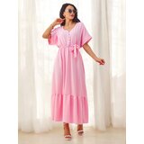 Resti Women's midi dress with short sleeves and decorative buttons | shoptok.hr