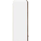 vidaXL Viseča omarica s polico Riga Dimljeni oreh 80 x 31 x 80 cm | Shoptok.si