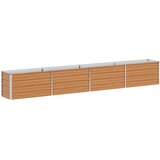  Povišena vrtna gredica Svijetlosmeđa 320 x 40 x 45 cm | Eponuda.com