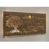  Li-Go 5307/DUB2 - LED prigušiva zidna dekoracija LED/24W/230V 120x60 cm hrast | Eponuda.com