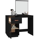  Toaletni stolić crni 95 x 50 x 134 cm od masivne borovine | Eponuda.com
