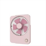 INF Ultra-tanek zložljiv namizni ventilator s 3600mAh baterijo Pink, (5000286537) | Shoptok.si