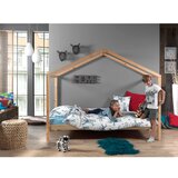 Vipack Dječji krevet od masivnog bora u obliku kućice 90x200 cm u prirodnoj boji DALLAS – | shoptok.hr