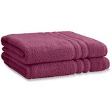 Catherine Lansfield Temno rožnate frotirne bombažne brisače v kompletu 2 ks 90x140 cm Zero Twist – | Shoptok.si