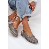S. BARSKI Glitter Flat Moccasins Made Of Natural Leather D&A Cene