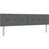  LED uzglavlje s dugmadima tamno sivo 100 cm tkanina | shoptok.hr