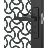 Unutarnja vrata Crna 76 x 201.5 cm Kaljeno staklo aluminij | shoptok.hr