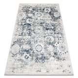 RugsX DISTIN 0822A mornarsko modra / modra / bela moderna preproga - Rozeta, vintage, resice 200x290 cm, (21990188) | Shoptok.si