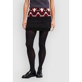 Rvca Fairisle Skirt washed black Cene