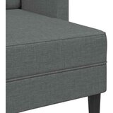 SOFA 2-sedežni kavč z ležiščem v obliki črke L Temno siva blago | Shoptok.si