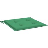 vidaXL Blazine za vrtne stole 6 kosov zelene 50x50x3 cm blago | Shoptok.si