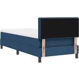 Box Postelja boxspring z vzmetnico Modra 100 x 200 cm blago | Shoptok.si