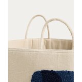 Kave Home Slonokoščena tekstilna otroška škatla za shranjevanje ø 45x30 cm Tandani – | Shoptok.si
