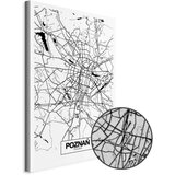  Slika - City Plan: Poznan (1 Part) Vertical 20x30 Premium Print | shoptok.hr