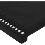  Uzglavlje crno 200x5x78/88 cm baršunasto | shoptok.hr
