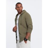 Ombre BASIC men's cotton stretch sweatshirt - olive | Eponuda.ba