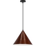 Candellux Lighting temno rjava viseča svetilka s kovinskim senčnikom ø 32 cm dunca Cene