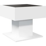 vidaXL Stolić za kavu LED bijeli 50x50x45 cm od konstruiranog drva | shoptok.hr